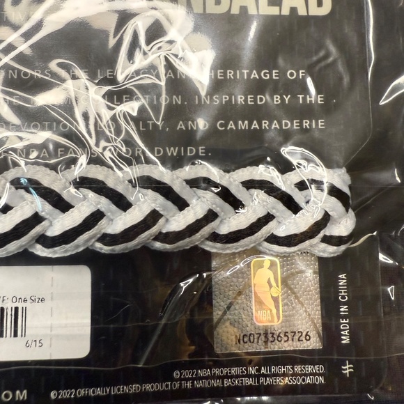 Brooklyn Nets Kevin Durant Rastaclat Braided Player Name & Number Team Bracelet - Picture 6 of 6